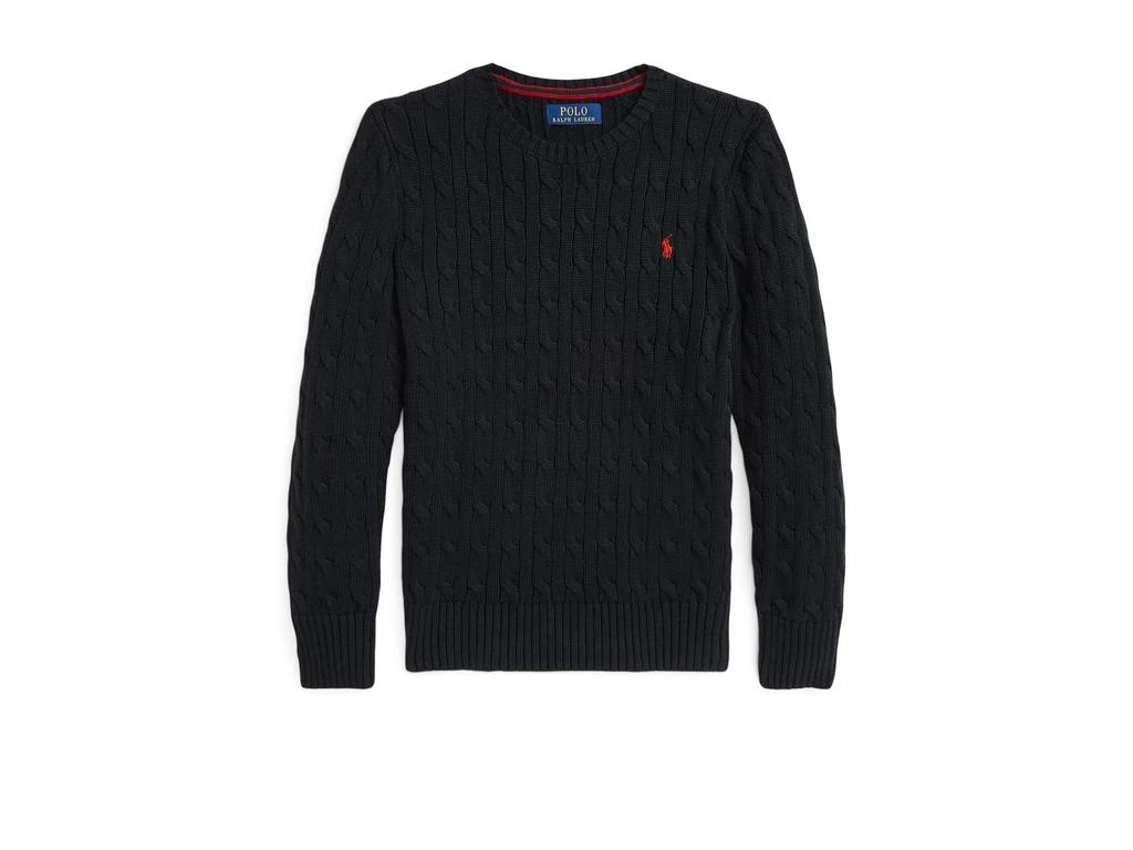 商品Ralph Lauren|Cable-Knit Cotton Sweater (Big Kids),价格¥366,第1张图片