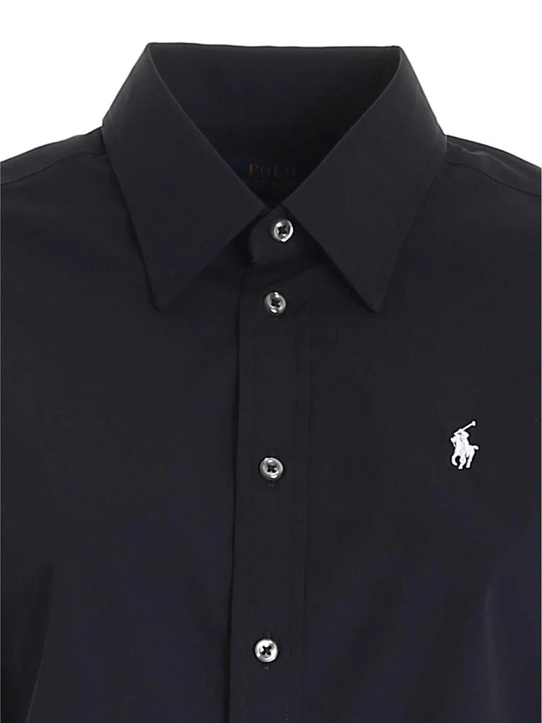 商品Ralph Lauren|Polo Ralph Lauren Logo Embroidered Long-Sleeved Shirt,价格¥856,第3张图片详细描述