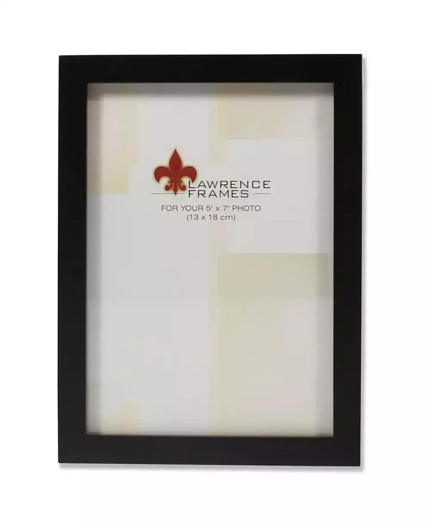 商品Lawrence Frames|Black Wood Picture Frame - Gallery Collection - 5" x 7",价格¥108,第1张图片