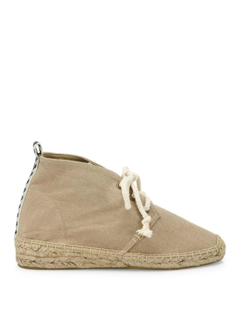 商品Soludos|Demi-Wedge Canvas Espadrille Booties,价格¥201,第5张图片详细描述