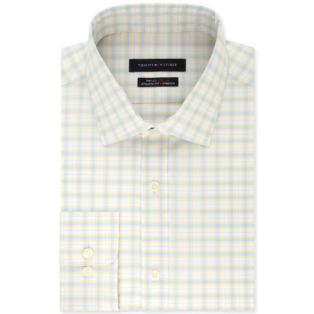 商品Tommy Hilfiger|Tommy Hilfiger Mens Check Print Athletic Fit Button-Down Shirt,价格¥130,第1张图片