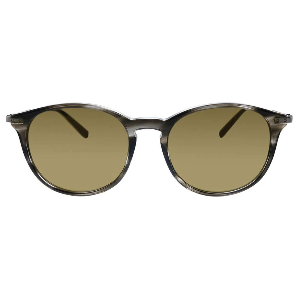 商品Salvatore Ferragamo|Ferragamo Men's Grey Round Sunglasses,价格¥534,第3张图片详细描述