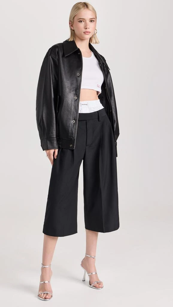 商品Alexander Wang|Tailored Culottes with Exposed Boxer,价格¥2409,第4张图片详细描述