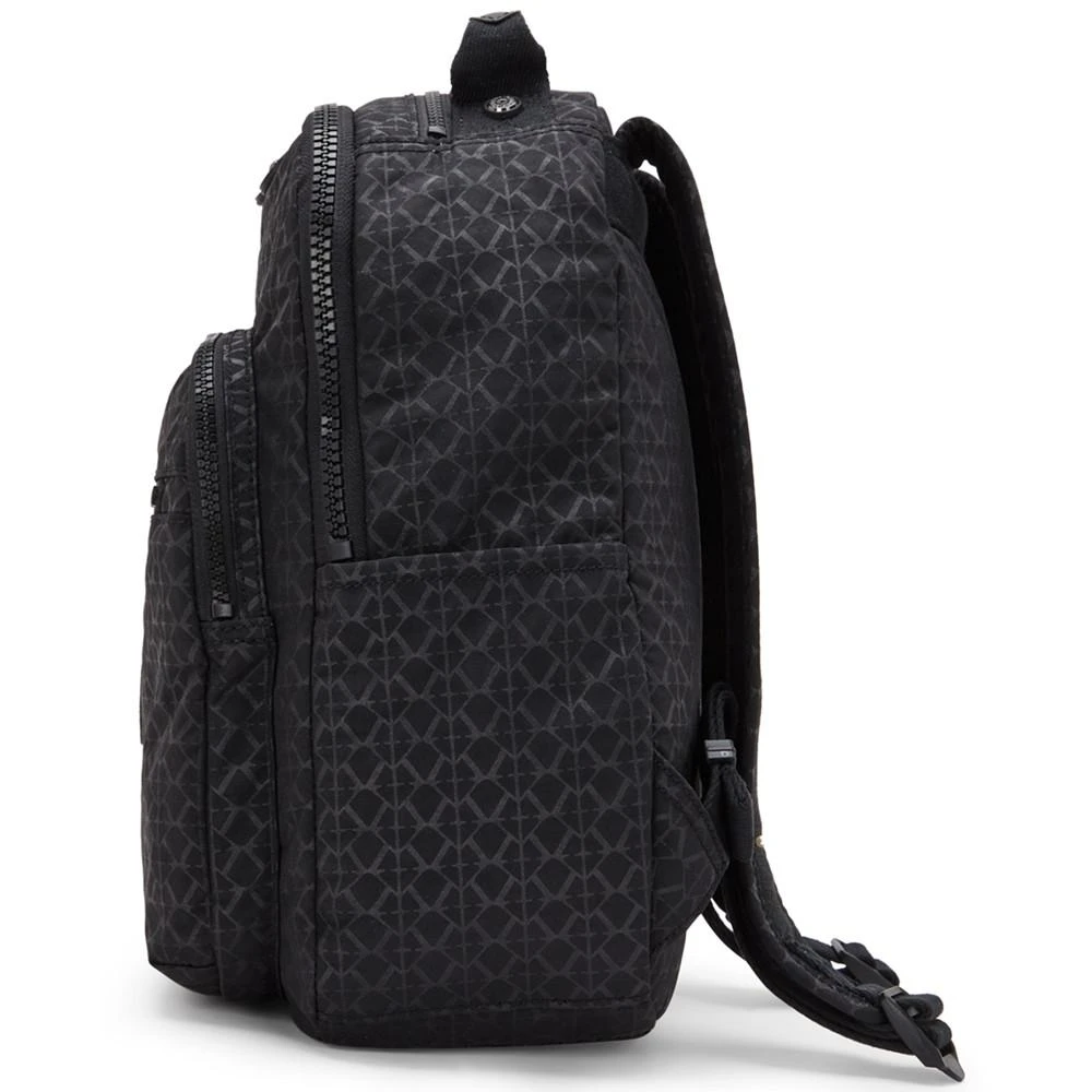 商品Kipling|Seoul Medium Nylon Tablet Zippered Backpack,价格¥446,第4张图片详细描述