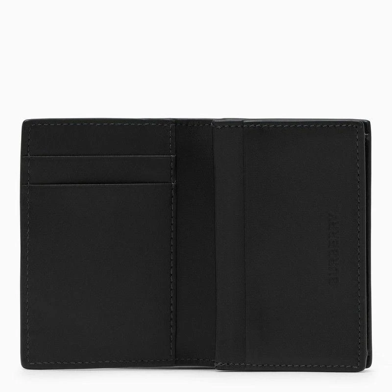 商品Burberry|CHARCOAL GREY CREDIT CARD HOLDER WITH CHECK MOTIF,价格¥2042,第2张图片详细描述