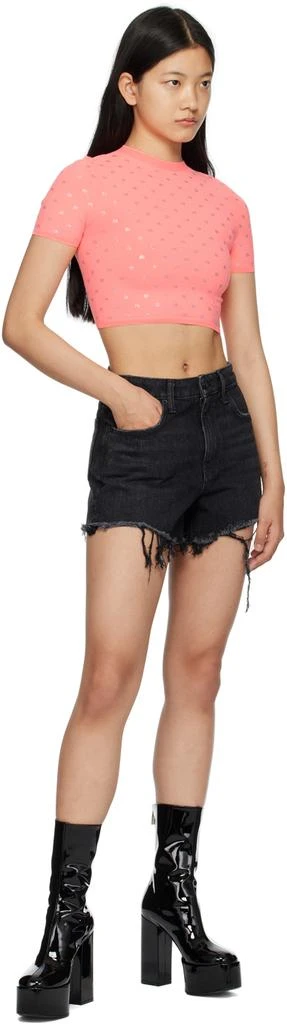 商品Alexander Wang|Gray Bite Denim Shorts,价格¥1625,第4张图片详细描述