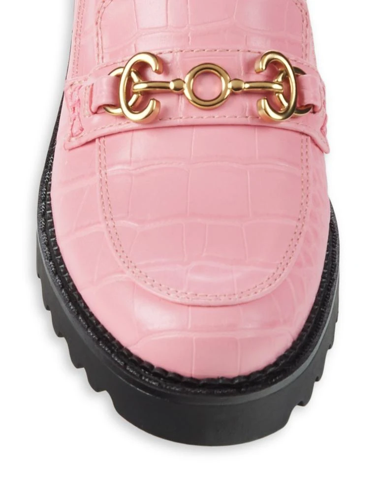 商品Sam Edelman|Deana Croc-Embossed Bit Loafers,价格¥237,第5张图片详细描述