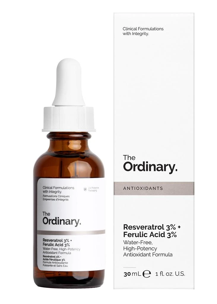 商品The Ordinary|Resveratrol 3% + Ferulic Acid 3% 30ml,价格¥92,第2张图片详细描述