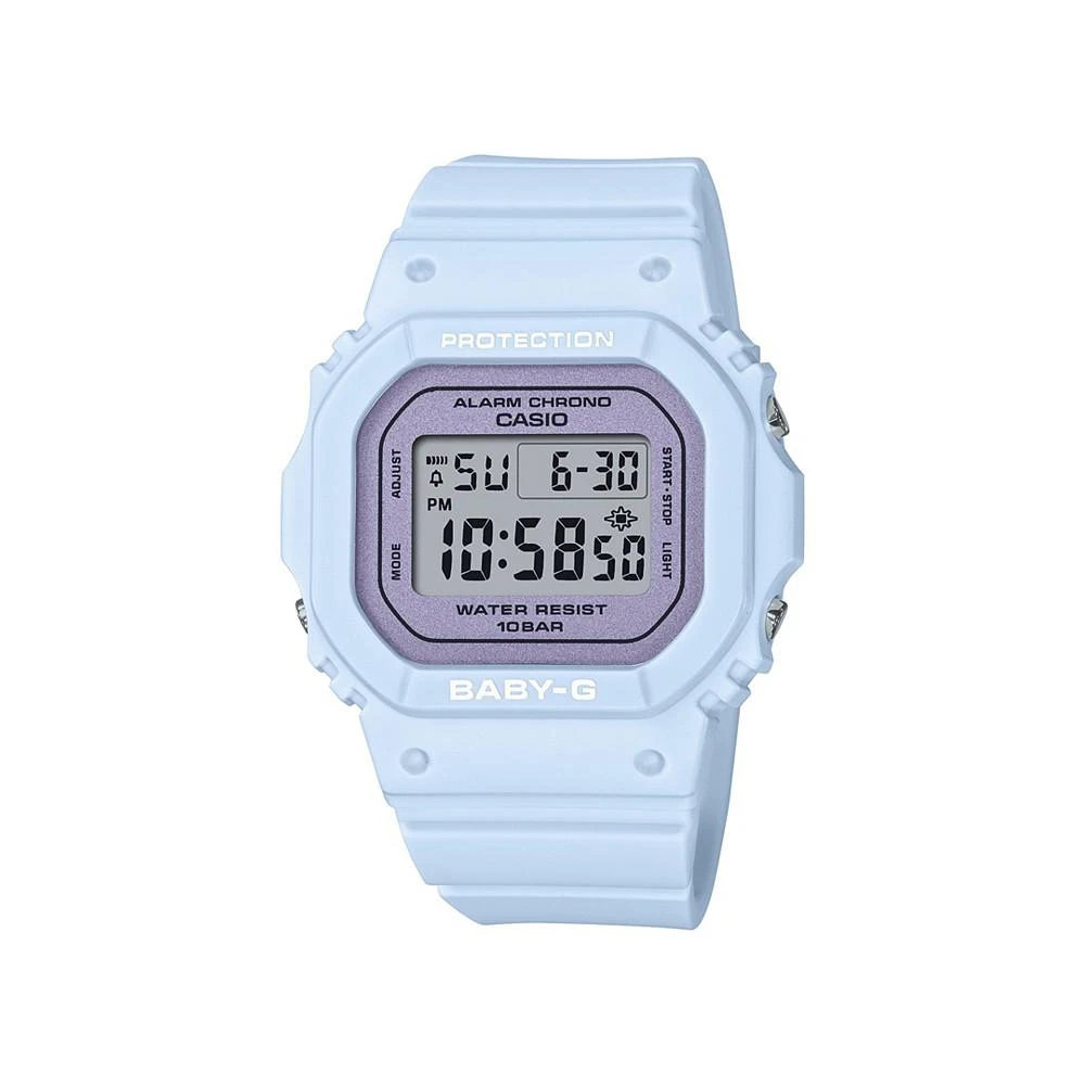 商品G-Shock|G-Shock Women's Digital Pastel Blue Resin Watch, 37.9mm, BGD565SC-2,价格¥666,第1张图片