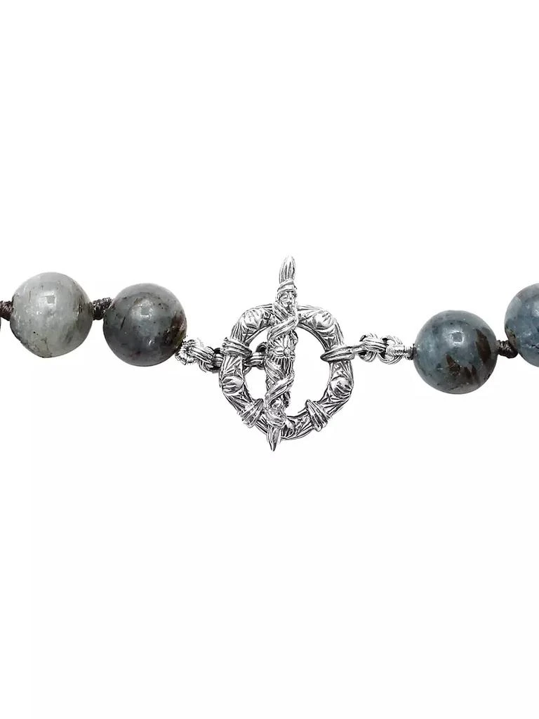 商品Stephen Dweck|One-Of-A-Kind Sterling Silver, 18K Yellow Gold, Aquamarine, &amp; Jade Pendant Necklace,价格¥44775,第2张图片详细描述