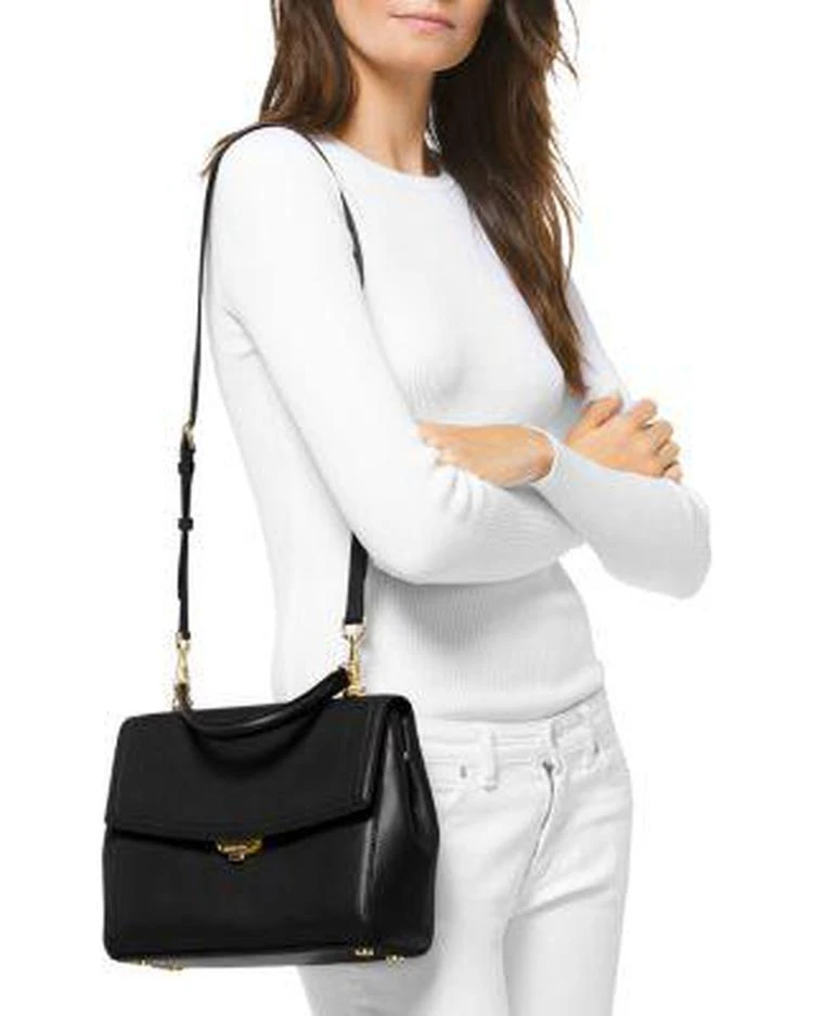 商品Michael Kors|Michael Kors Ava Medium Leather Satchel ,价格¥1563,第2张图片详细描述