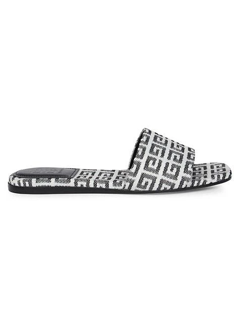 商品Givenchy|4G Flat Logo Sandals,价格¥1455,第1张图片