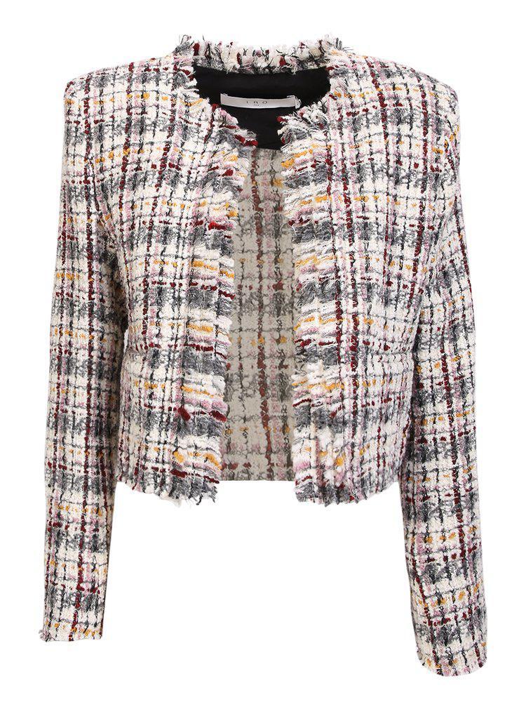 商品IRO|Iro Msita Cropped Open-Front Tweed Jacket,价格¥1967,第1张图片