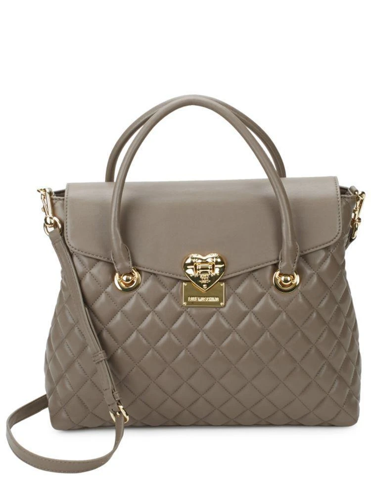 商品Moschino|Quilted Satchel,价格¥1062,第1张图片