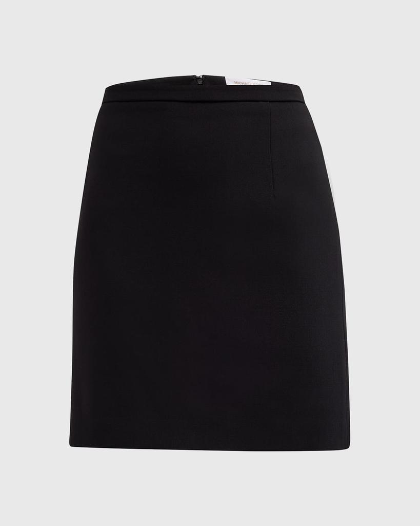 Wool Crepe Mini Skirt商品第2张图片规格展示