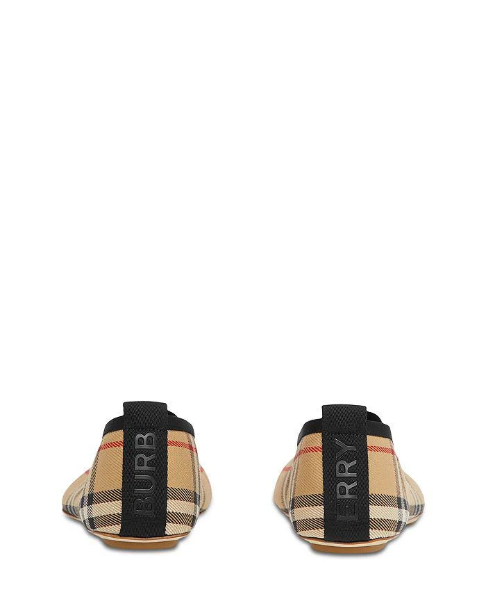 商品Burberry|Women's Grace Slip On Ballet Flats,价格¥2318,第3张图片详细描述