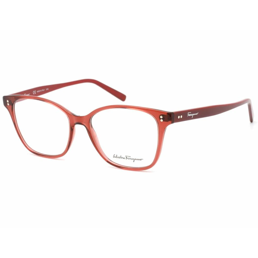 商品Salvatore Ferragamo|Salvatore Ferragamo Women's Eyeglasses - Transparent Cherry Acetate Frame | SF2912 611,价格¥396,第1张图片
