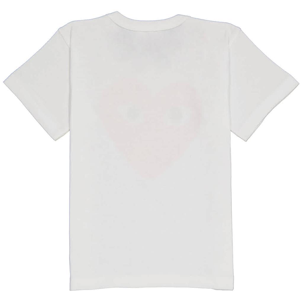 Comme Des Garcons Kids Short-sleeve Big Heart Print T-shirt, Size 6Y商品第2张图片规格展示