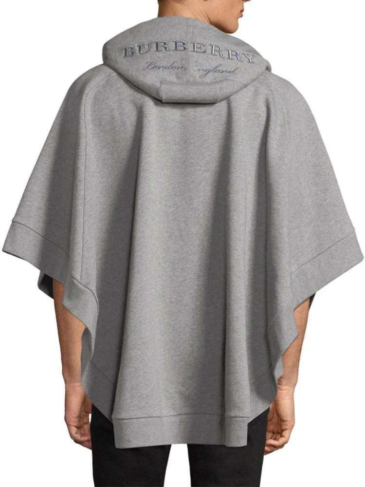商品Burberry|Burberry - Embroidered Logo Cape Hoodie,价格¥1948,第2张图片详细描述