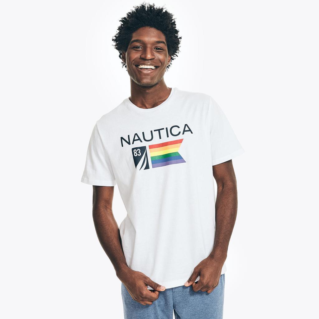 Nautica Mens Pride Graphic Sleep T-Shirt商品第1张图片规格展示