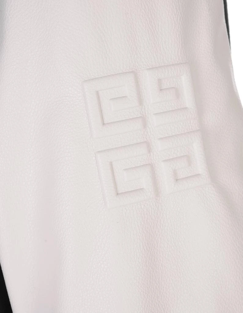 商品Givenchy|Black And White  Bomber Jacket In Wool And Leather,价格¥19575,第4张图片详细描述