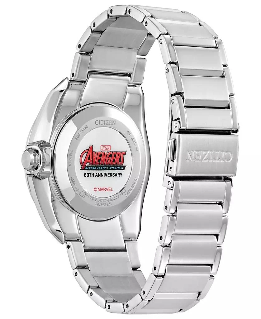 Eco-Drive Men's Marvel Classic Avengers Stainless Steel Bracelet Watch 43mm 商品
