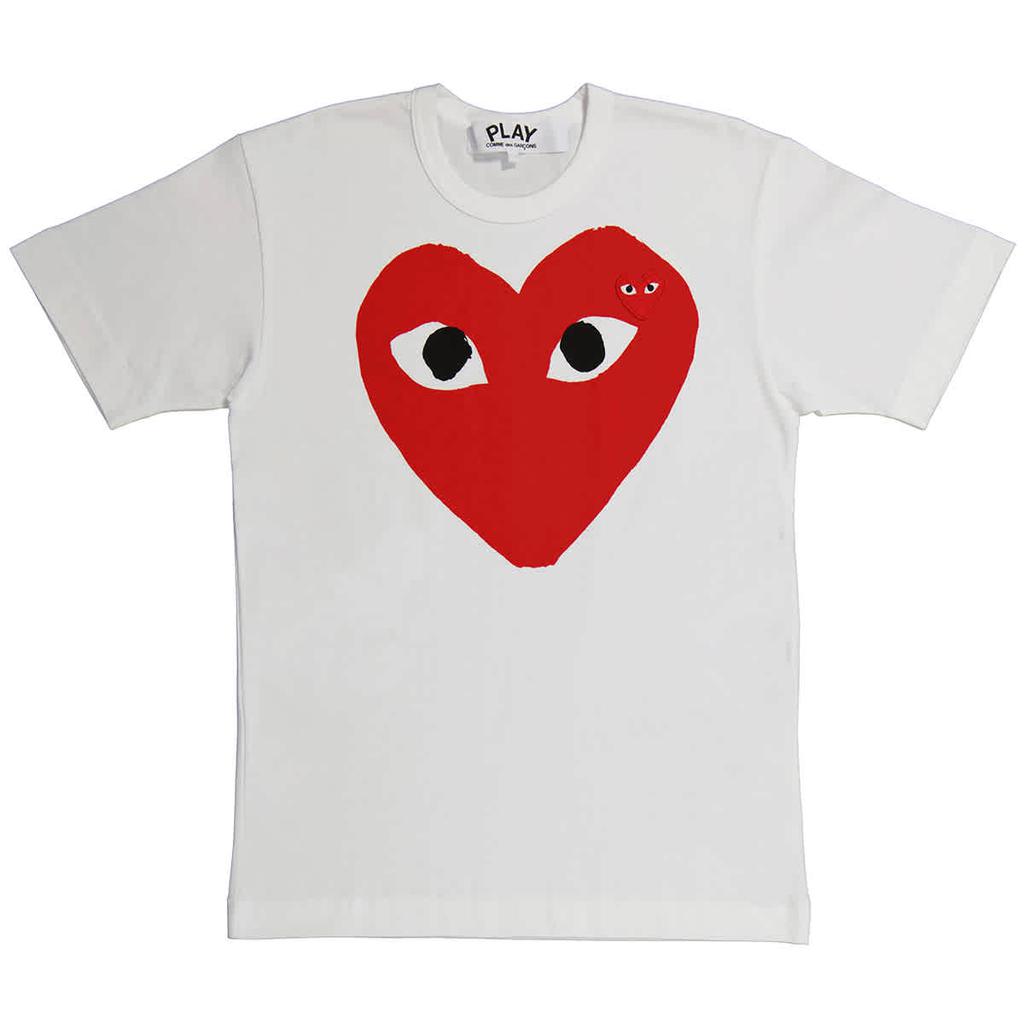 Comme Des Garcons Ladies Short-sleeve Big Heart T-shirt, Size X-Small商品第1张图片规格展示