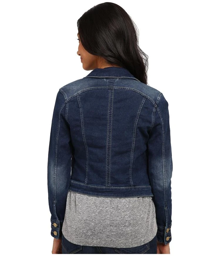 商品Jag Jeans Petite|Petite Savannah Jacket in Forever Blue Knit Denim,价格¥471,第3张图片详细描述