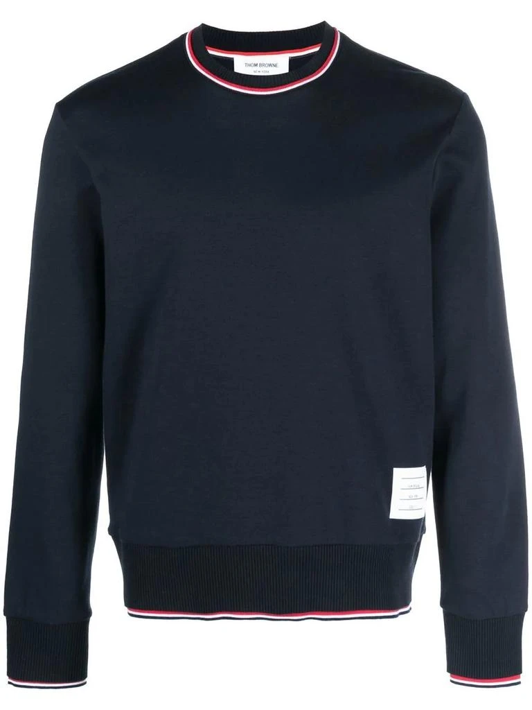 商品Thom Browne|THOM BROWNE MEN COTTON MILANO STRIPE PULLOVER,价格¥5704,第5张图片详细描述