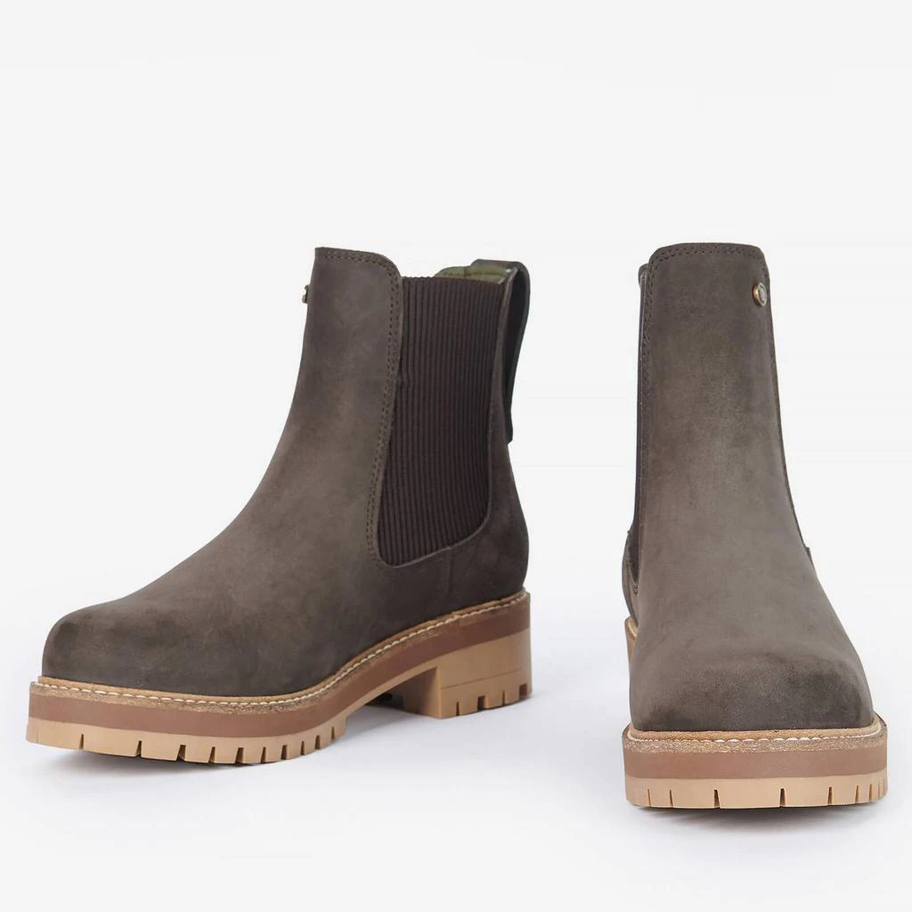 商品Barbour|Barbour Women's Heather Nar buck Suede Chelsea Boots,价格¥1276,第3张图片详细描述