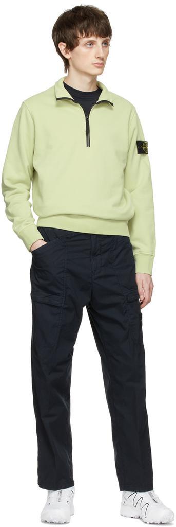 商品Stone Island|Navy Cotton Cargo Pants,价格¥2064,第6张图片详细描述