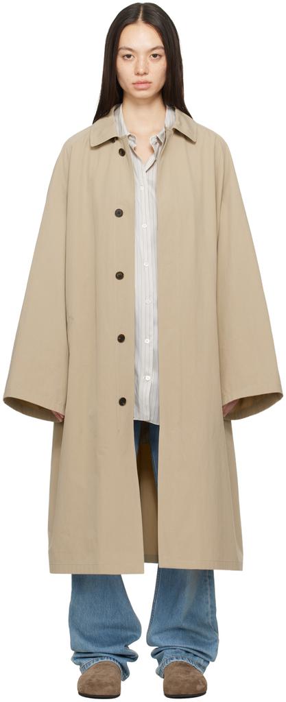 louren♡ volume flare trench coat louren♡ volume flare trench coat Belted Rain Coat with