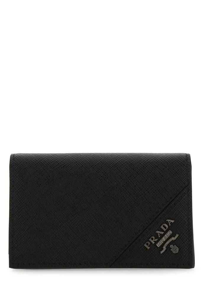 商品Prada|Black Leather Card Holder,价格¥4400,第1张图片
