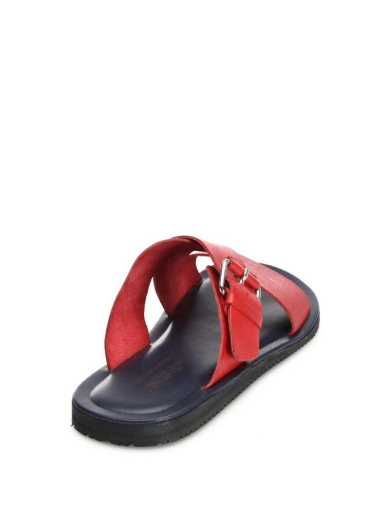 商品Saks Fifth Avenue|COLLECTION Cross-Strapped Leather Slide Sandals,价格¥830,第2张图片详细描述