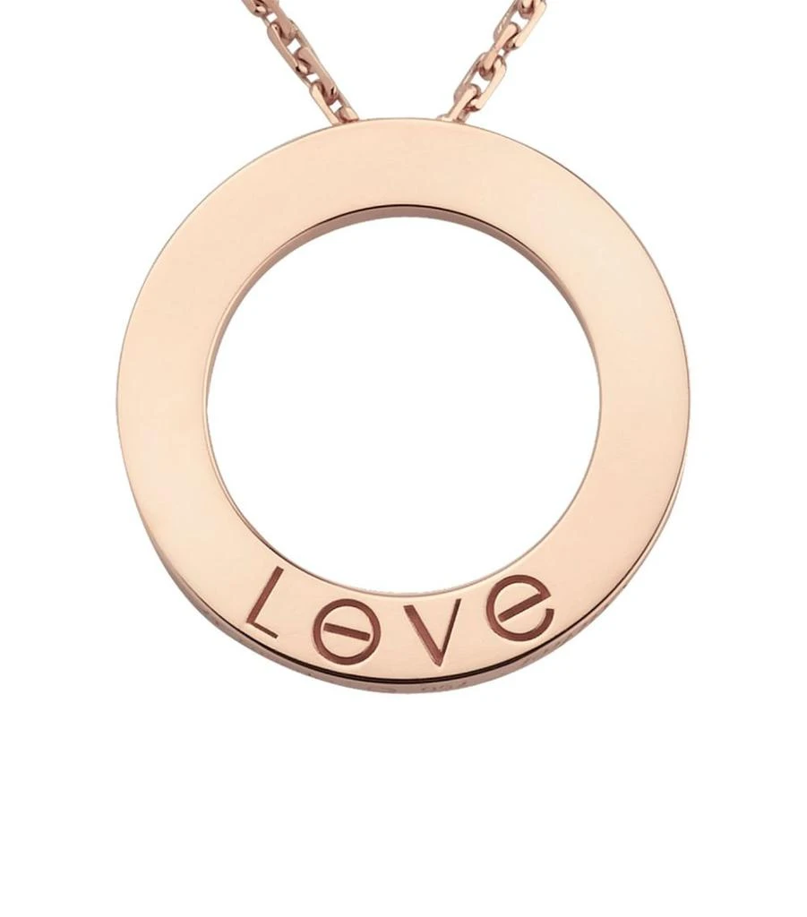 Rose Gold and Diamond LOVE Necklace 商品