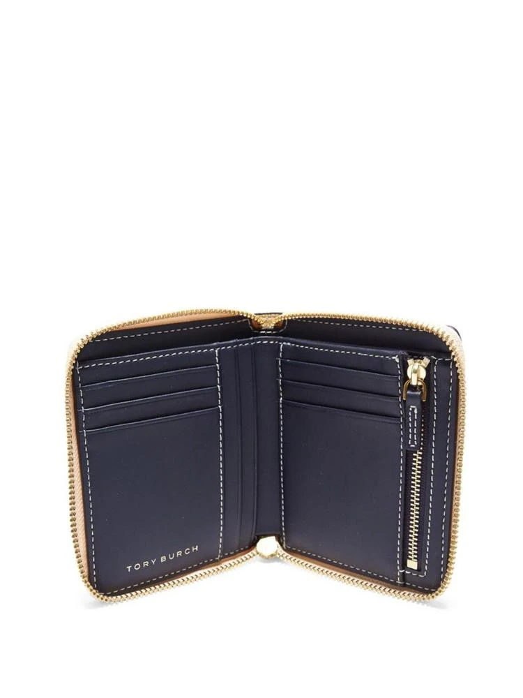 商品Tory Burch|Perforated Logo Medium Leather Zip Wallet,价格¥928,第2张图片详细描述