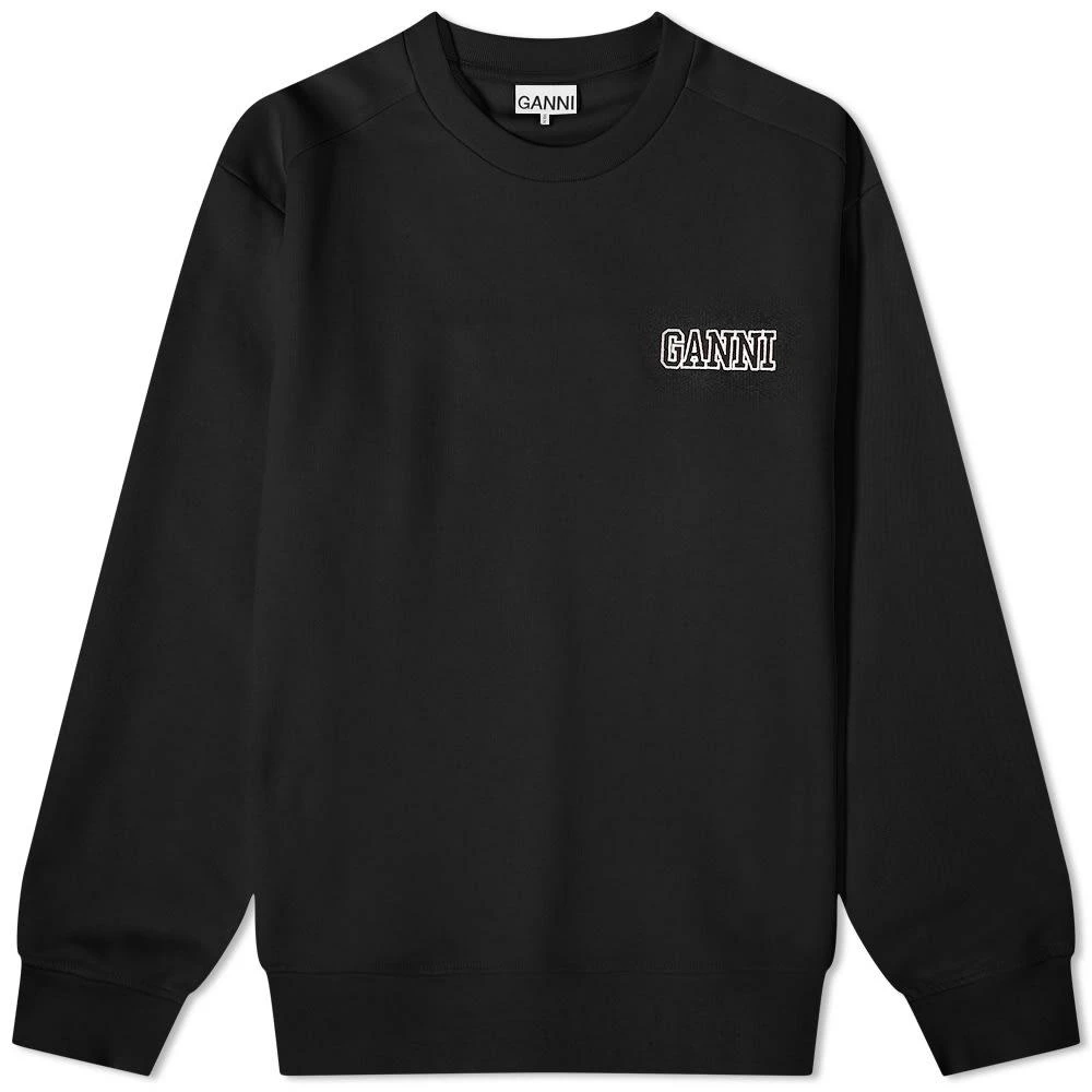 商品Ganni|GANNI Drop Shoulder Crew Sweat,价格¥762,第1张图片