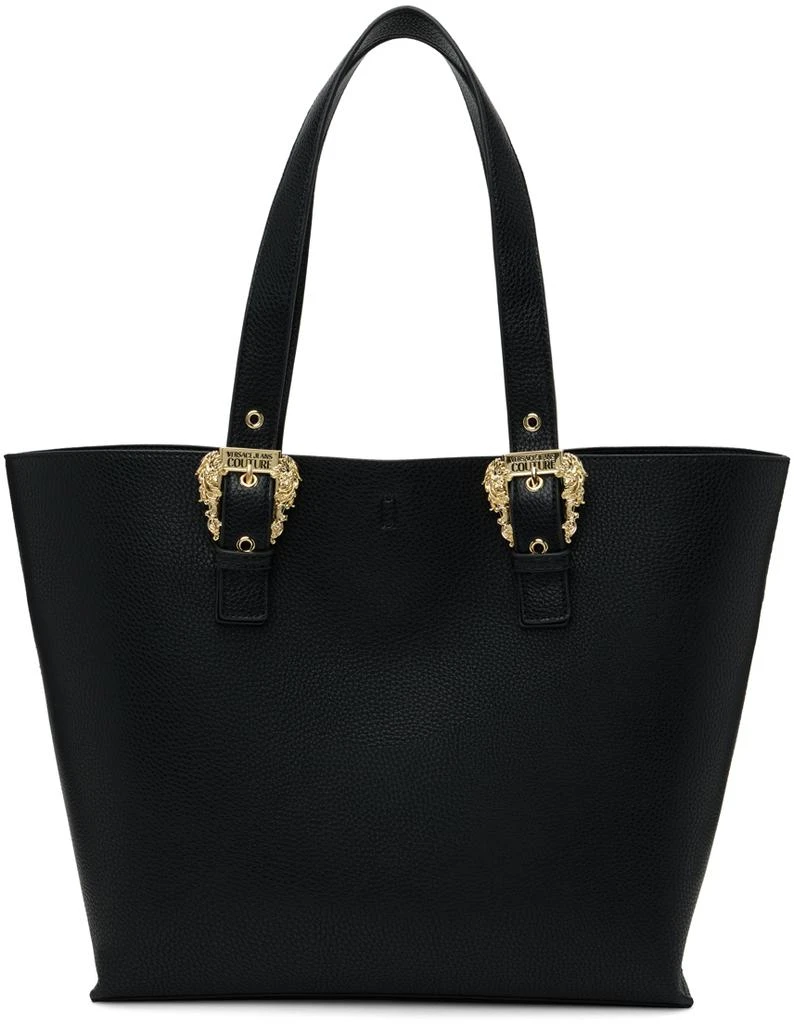 商品Versace|Black Lanyard Closure Tote,价格¥1317,第1张图片