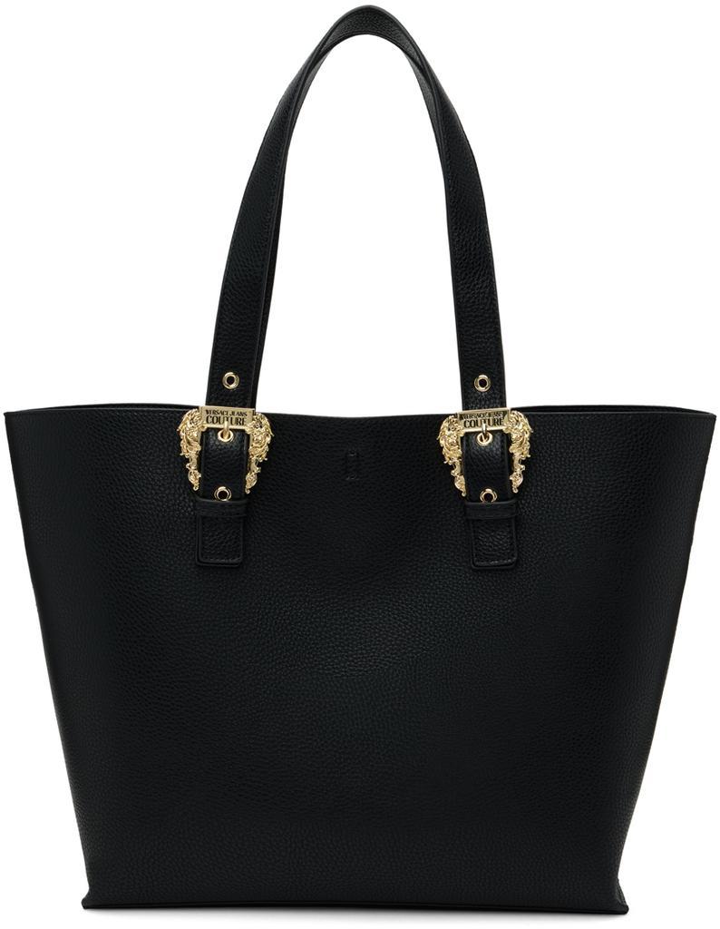 商品Versace|Black Lanyard Closure Tote,价格¥1500,第1张图片