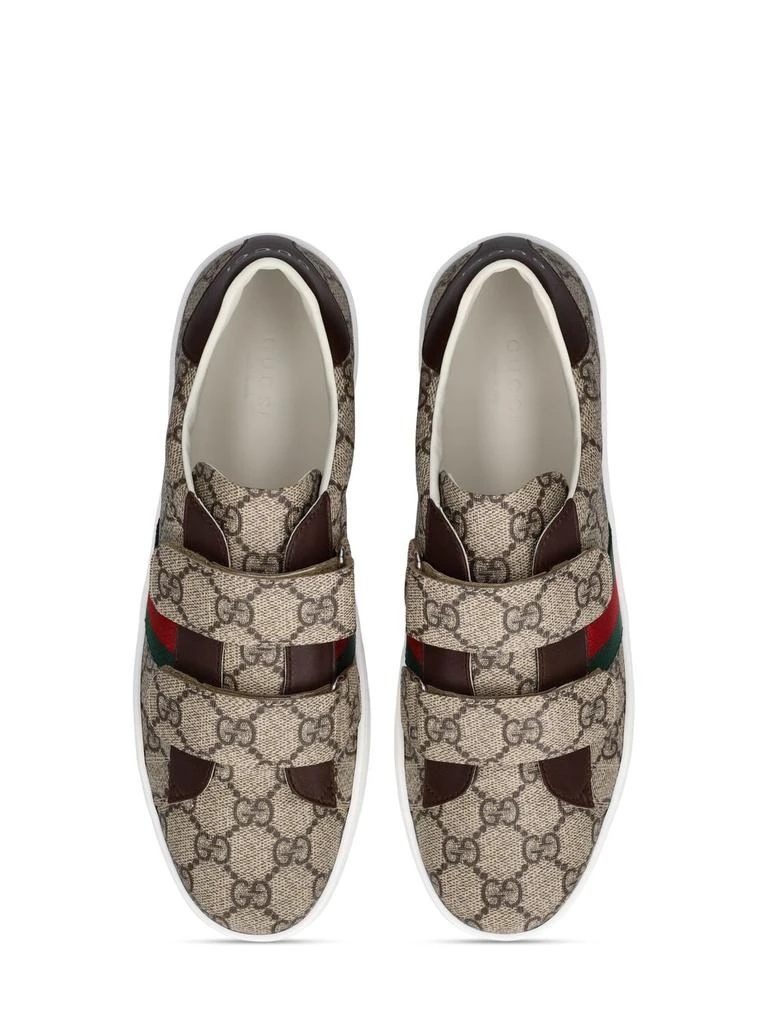 商品Gucci|Gg Supreme Leather Blend Sneakers,价格¥3549,第1张图片