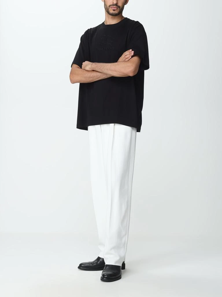 商品Burberry|Burberry cotton t-shirt with embroidery,价格¥4073,第2张图片详细描述