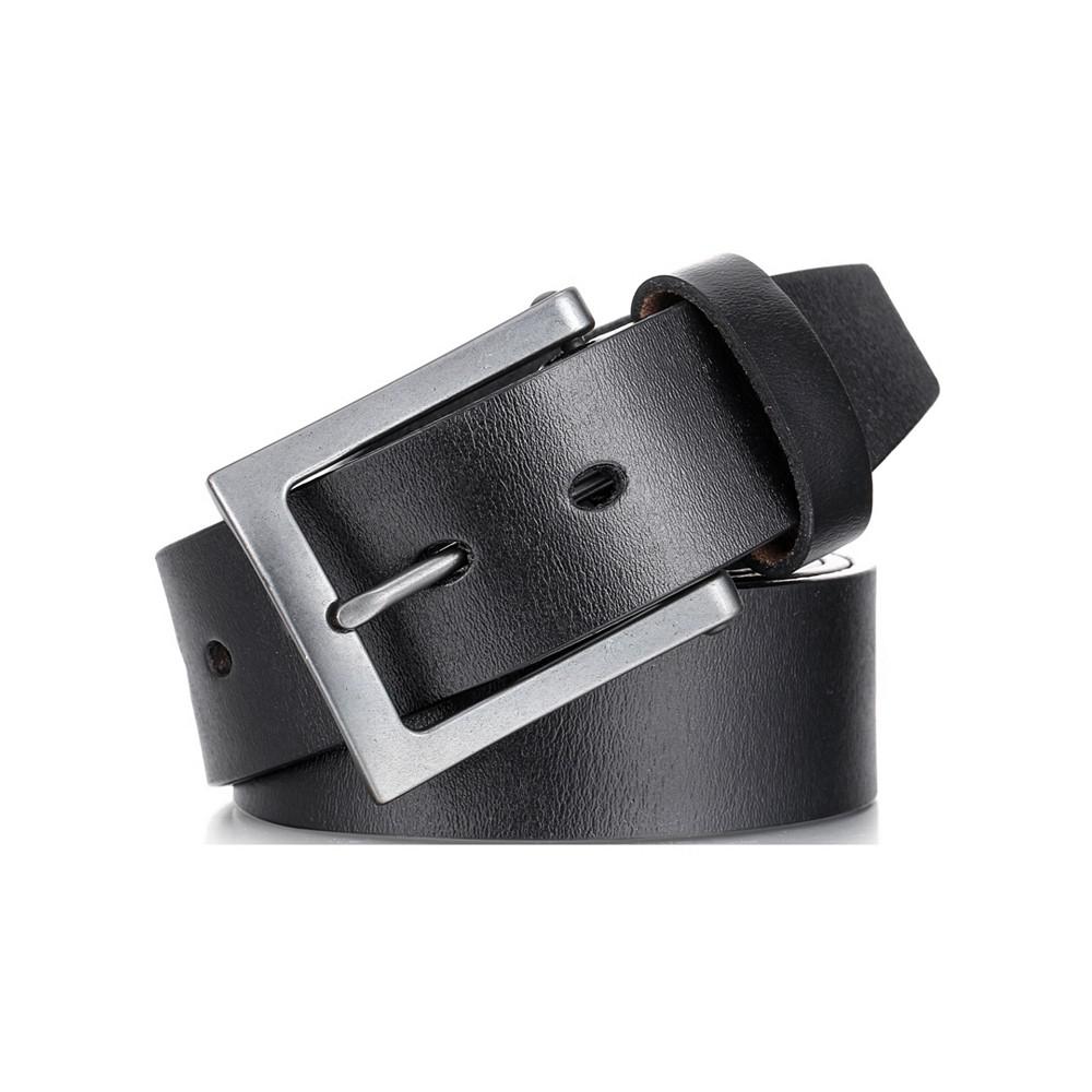 Men's Jean Prong Leather Belt商品第2张图片规格展示