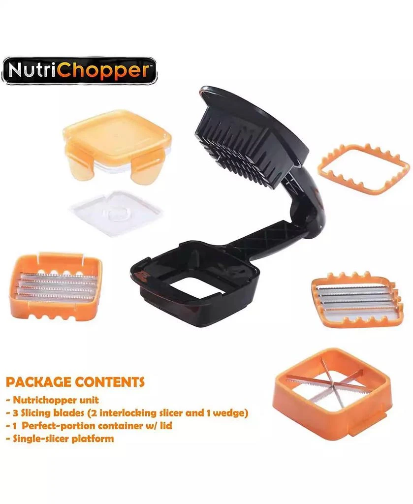 商品Nutri Chopper|5-in-1 Compact Portable Handheld Kitchen Slicer with Storage Container,价格¥367,第3张图片详细描述