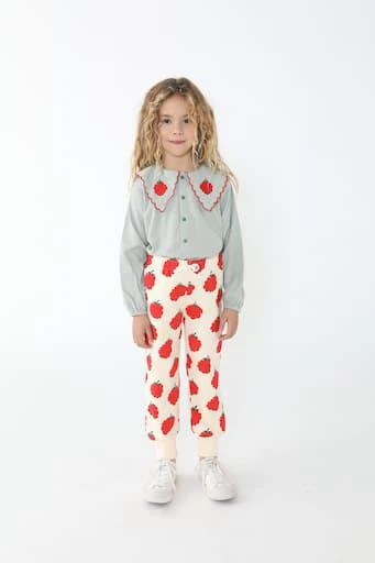 商品Tinycottons|Raspberries棉质混纺针织运动裤,价格¥393,第5张图片详细描�述