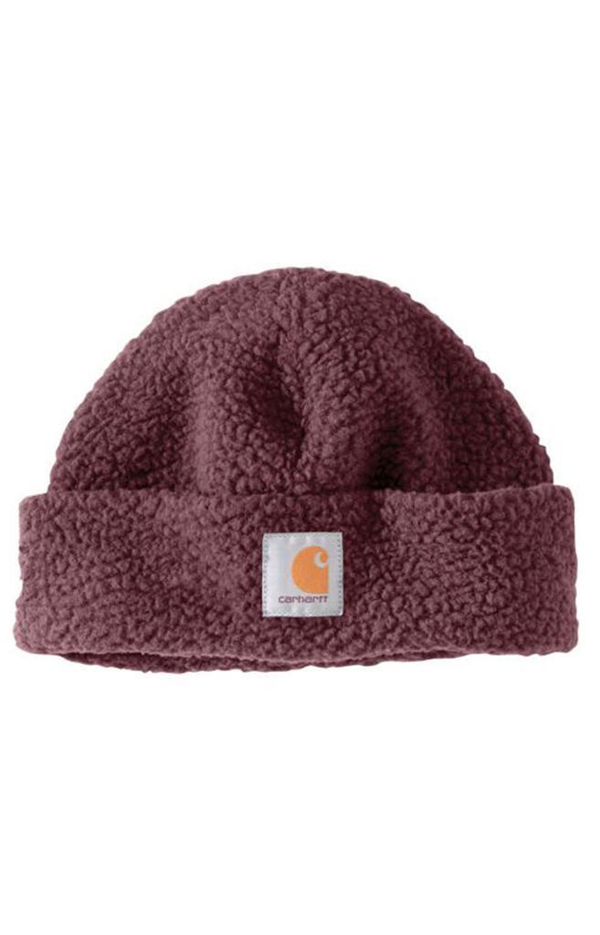 商品Carhartt|(104933) Sherpa Beanie - Wine,价格¥85,第1张图片