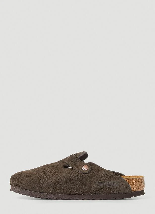 商品Birkenstock|Boston Mules in Brown,价格¥1313,第3张图片详细描述