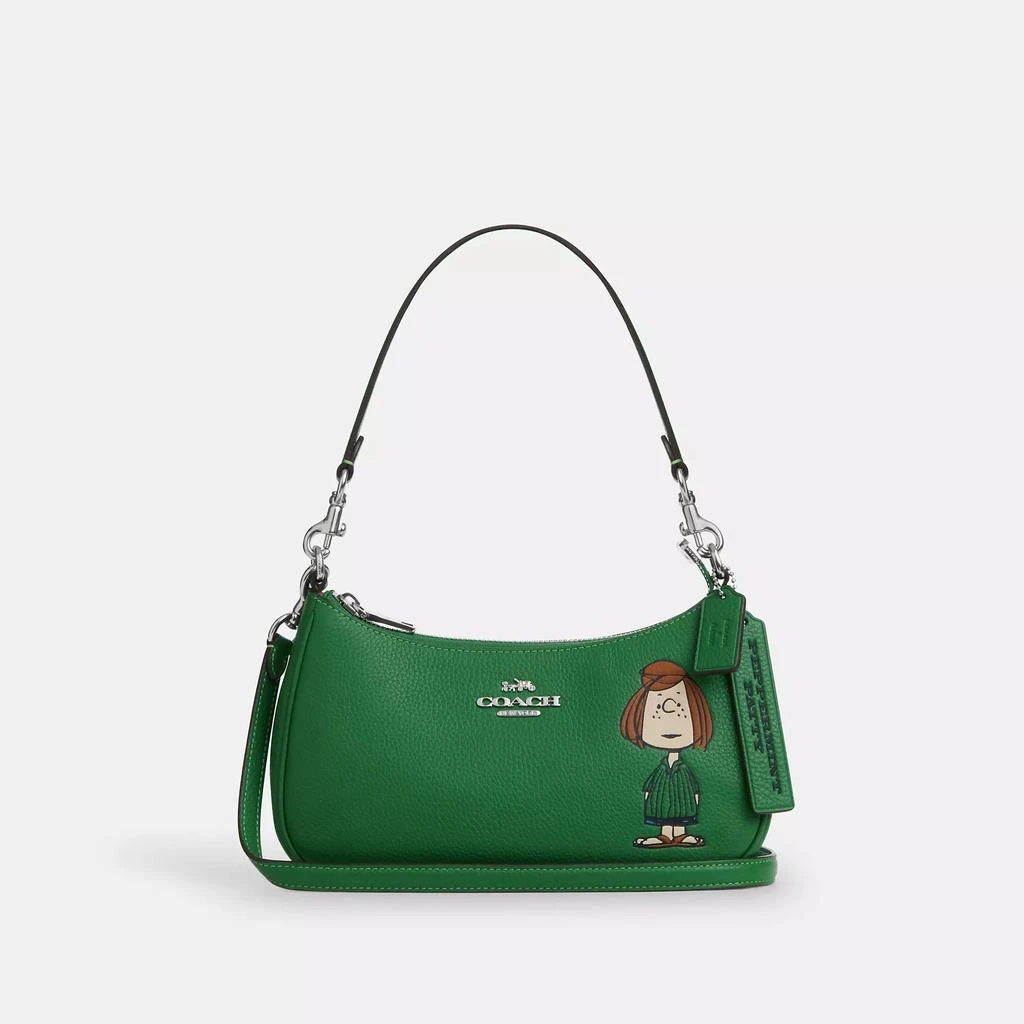 商品Coach|Coach X Peanuts Teri Shoulder Bag With Peppermint Patty,价格¥1733,第1张图片