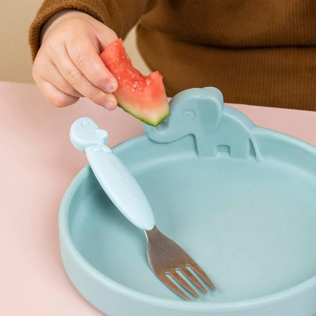 Done by Deer Peekaboo Dinner Set - Deer Friends - Blue 商品