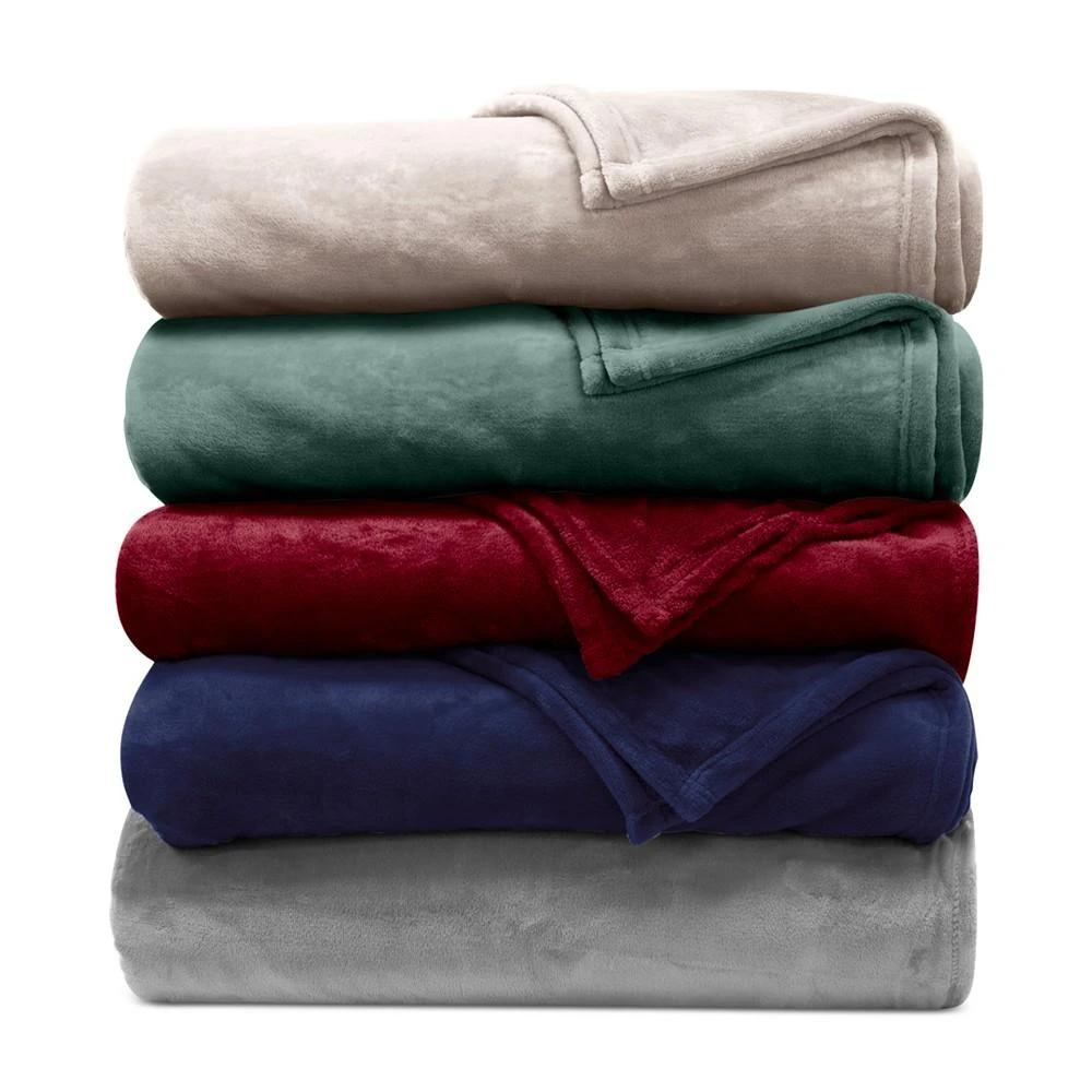 商品Ralph Lauren|Micromink Plush Blanket,价格¥361-¥464,第3张图片详细描述
