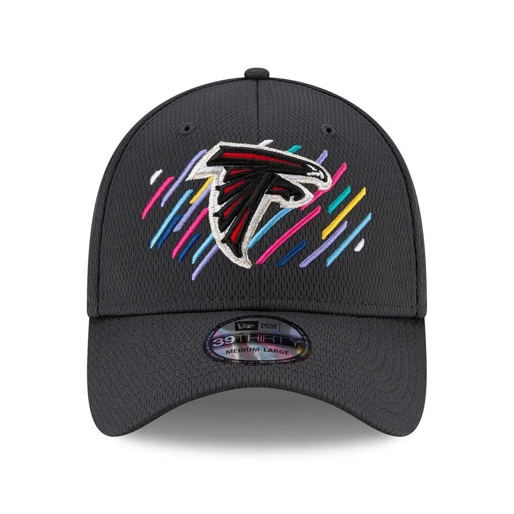 商品New Era|Men's Charcoal Atlanta Falcons 2021 NFL Crucial Catch 39THIRTY Flex Hat,价格¥284,第2张图片详细描述